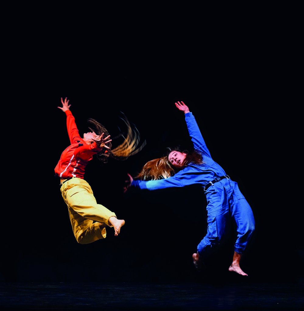Escena de l'espectacle Caiguda Lliure