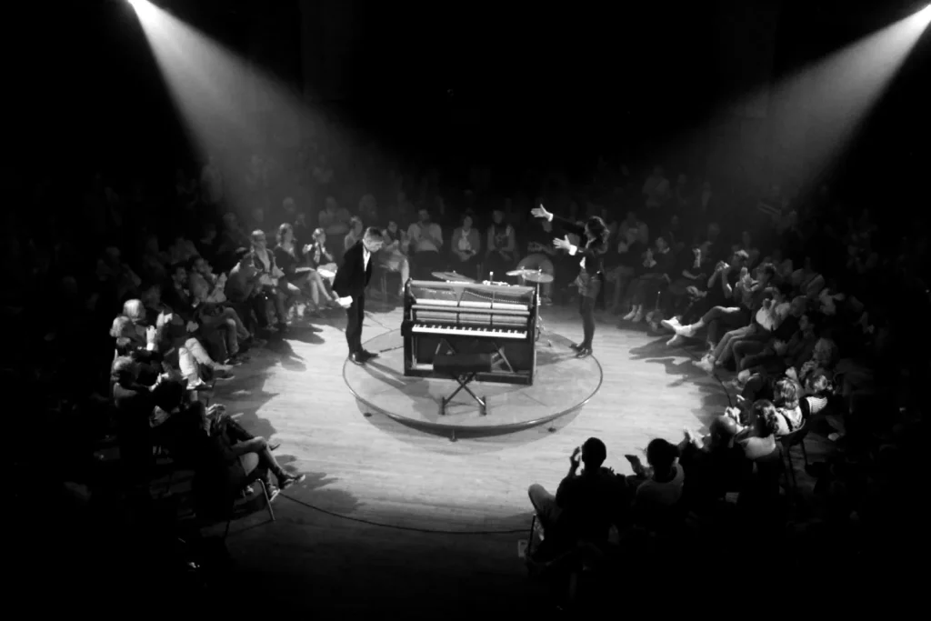 Escena del concert Le Dernier